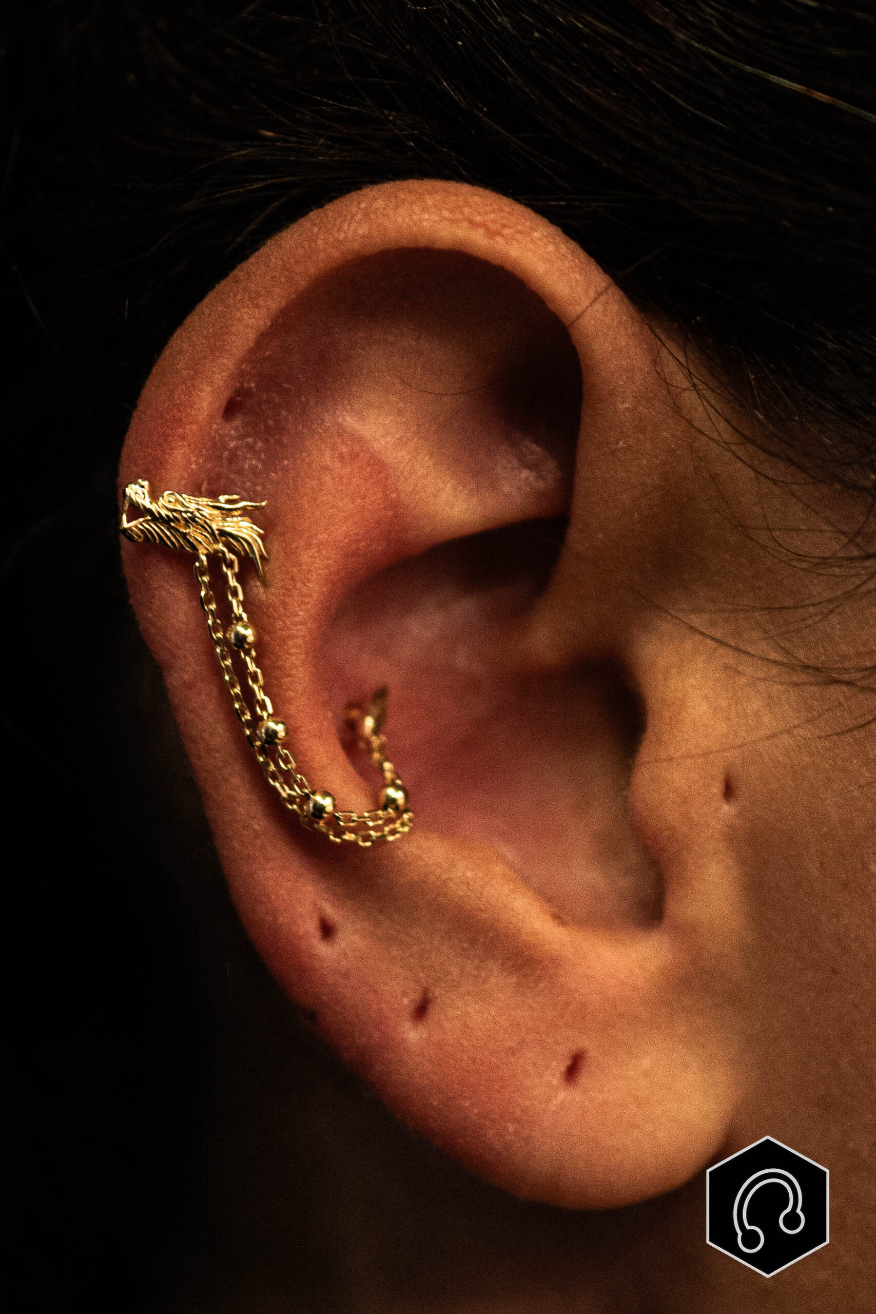 Embout Junipurr Dragon Or 14 carats