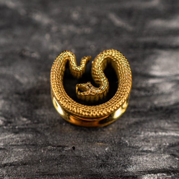 Ear Saddle Doré Ouroboros